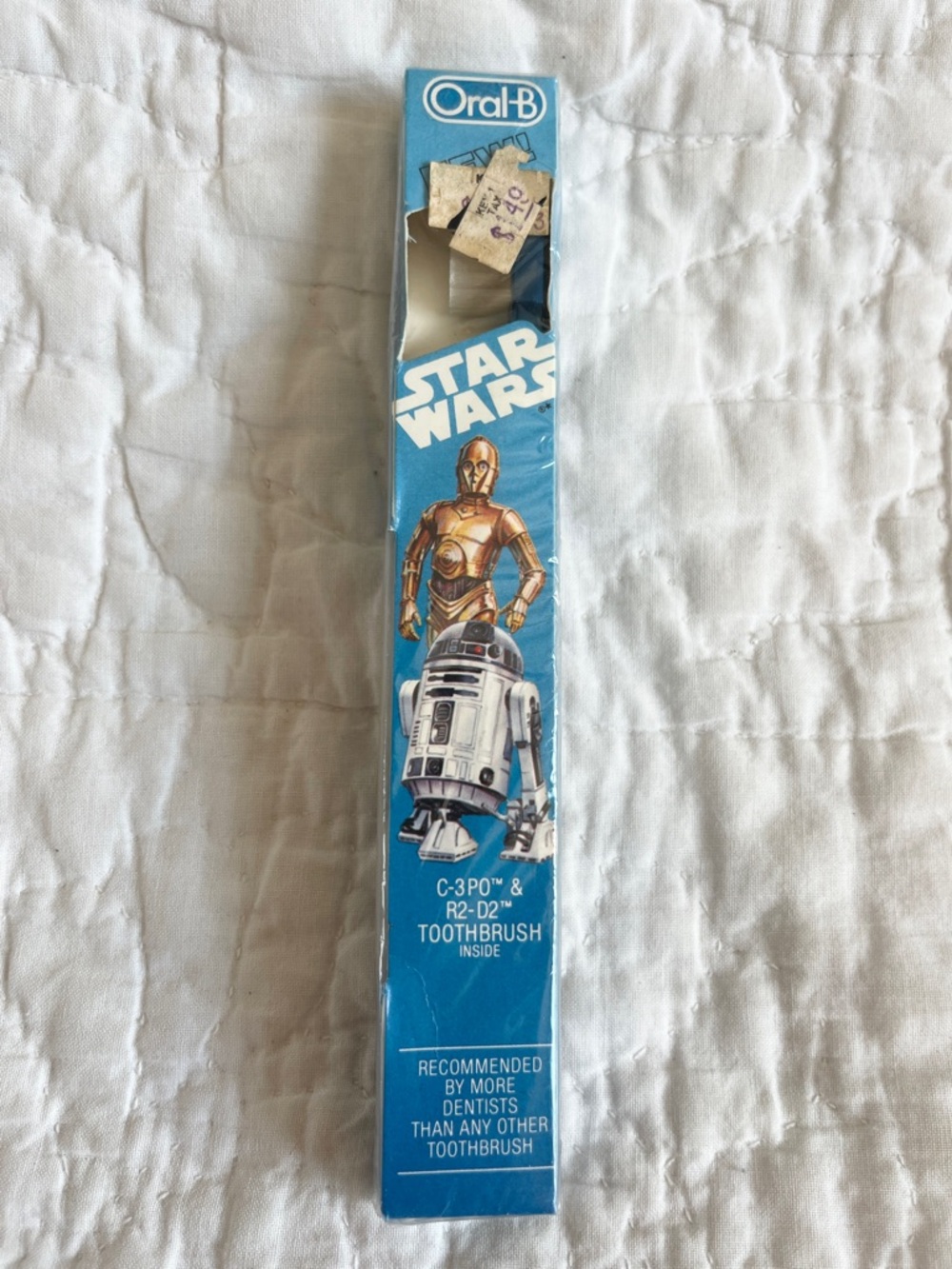 NOS Vintage 1983 Oral-B C-3PO R2-D2 Toothbrush New Sealed Star Wars Kids